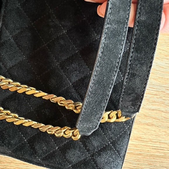 ENVELOPE MEDIUM CHAIN BAG IN MIX MATELASSÉ SUEDE - Picture 8 of 15